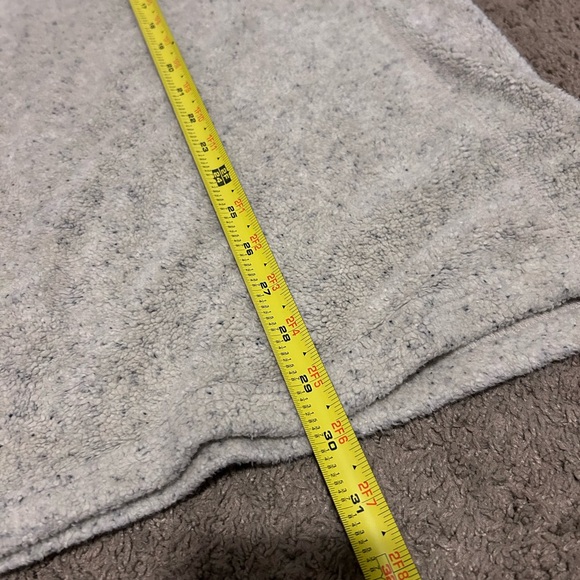 RARE Vintage LL Bean Sherpa Fleece Pullover Sweater Mens XL Tall 0 Bkw2 Marled - Picture 8 of 8